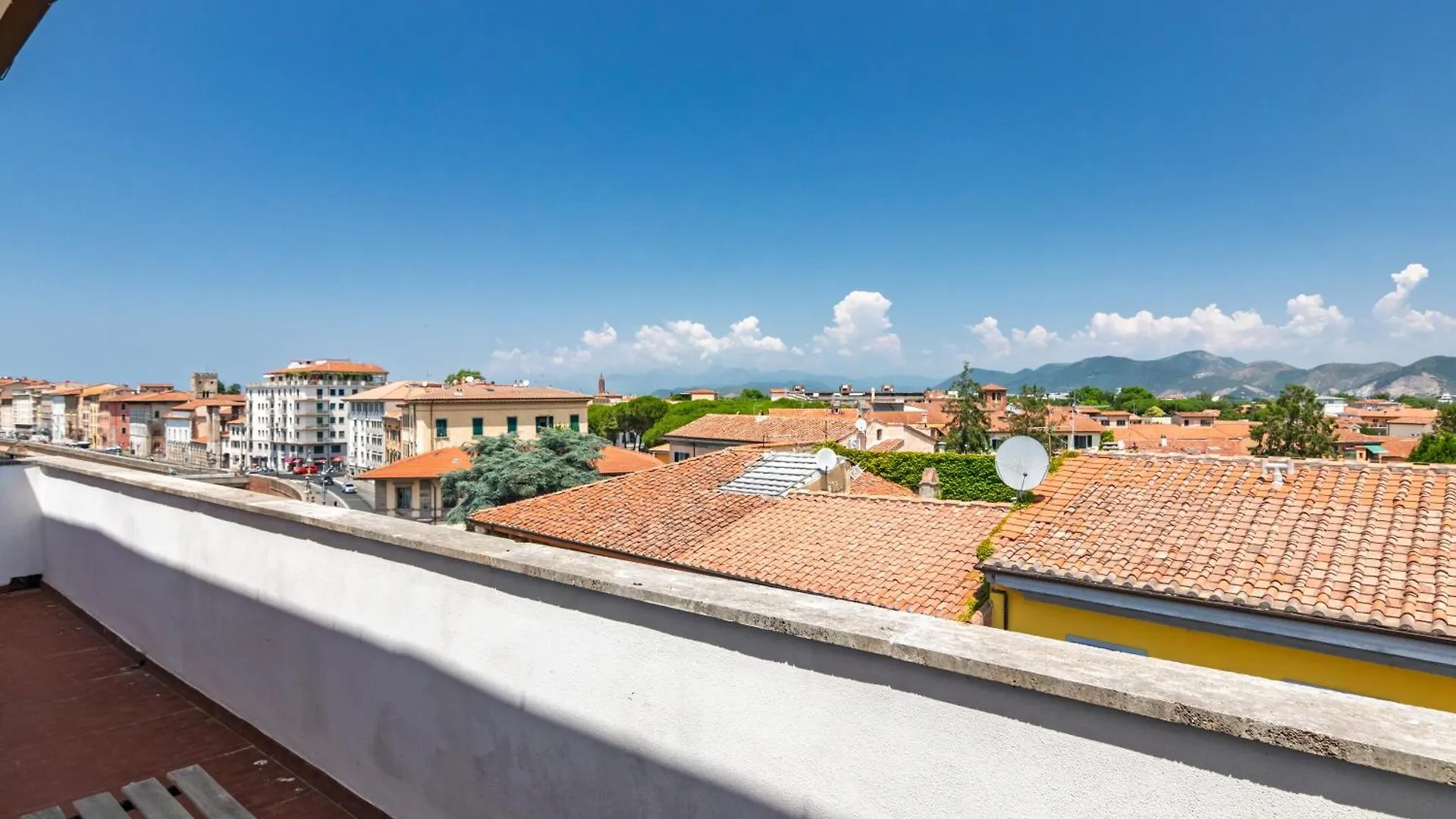 Apartmán Attico Terrazza Vista Panoramica Lungarni Pisani 0*, Pisa Itálie